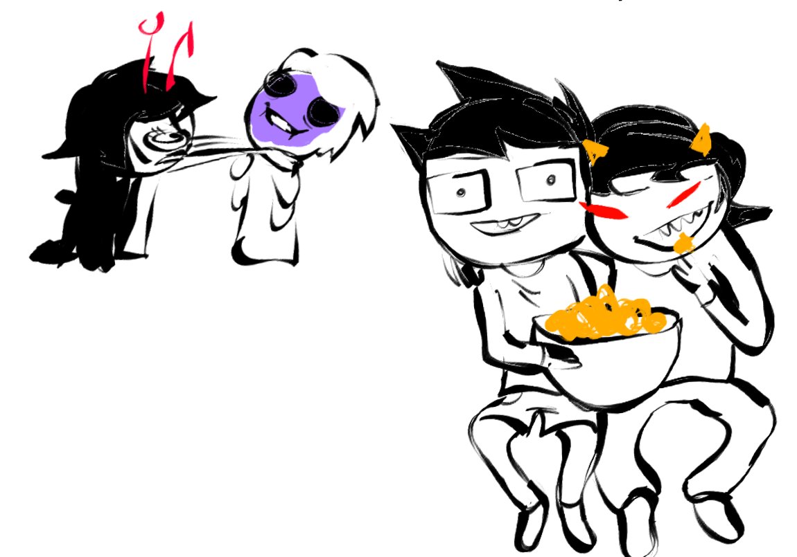 DoctorAiama's tweet image. Dave and Vriska would fight for both of them, johnrezi