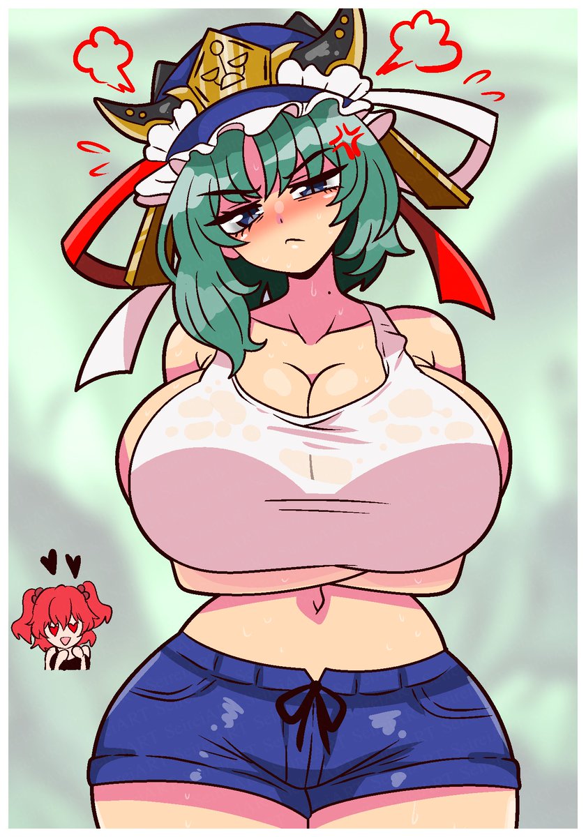seireiart's tweet photo. Eiki Shiki in a Tank Top✨ 
#touhouproject #東方Project #四季映姫・ヤマザナドゥ https://t.co/mmjoV91bYl