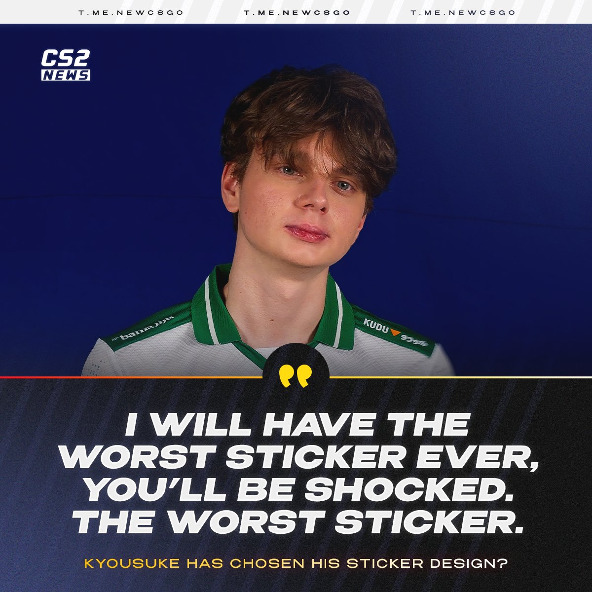 CS2News_EN's tweet image. 🥹 kyousuke is teasing us with his first autograph: is it really going to be that bad?