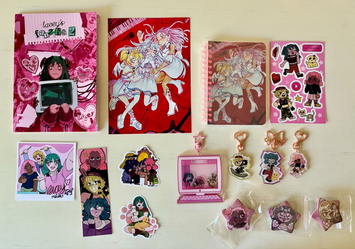 🎀Shipping is Starting🎀

Everything is here! If you need to update your shipping address, please do it ASAP! Email us at laceygameszine@gmail.com!

Look out for a digital zine announcement soon...!