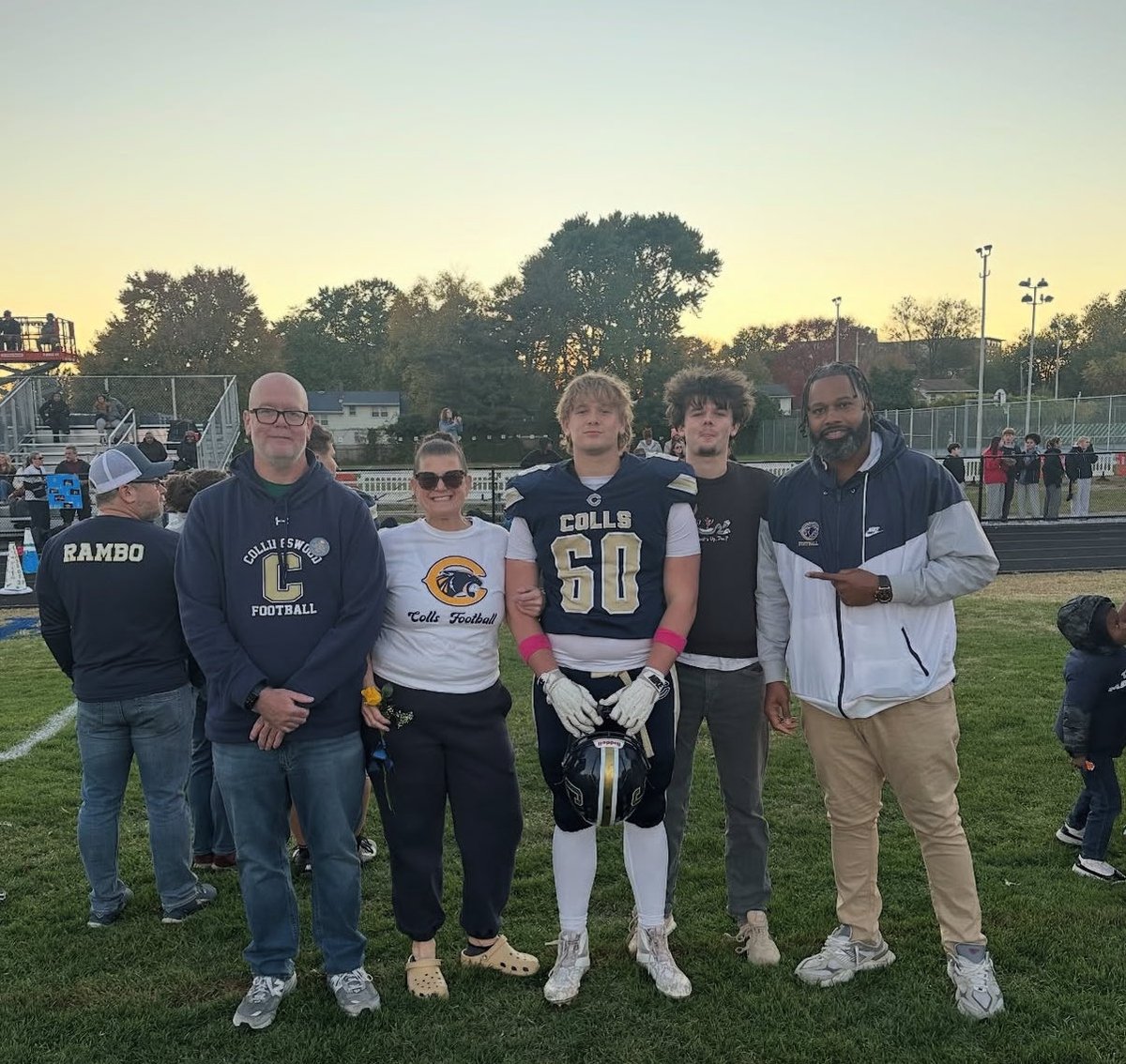 Thank you to my family for supporting me these last 4 years, to Coach Nye <a href="/AumaitreSports/">Nyere Aumaitre</a> for believing in me and developing me into a better player. #seniornight #classof2026 #collingswoodhsfootball