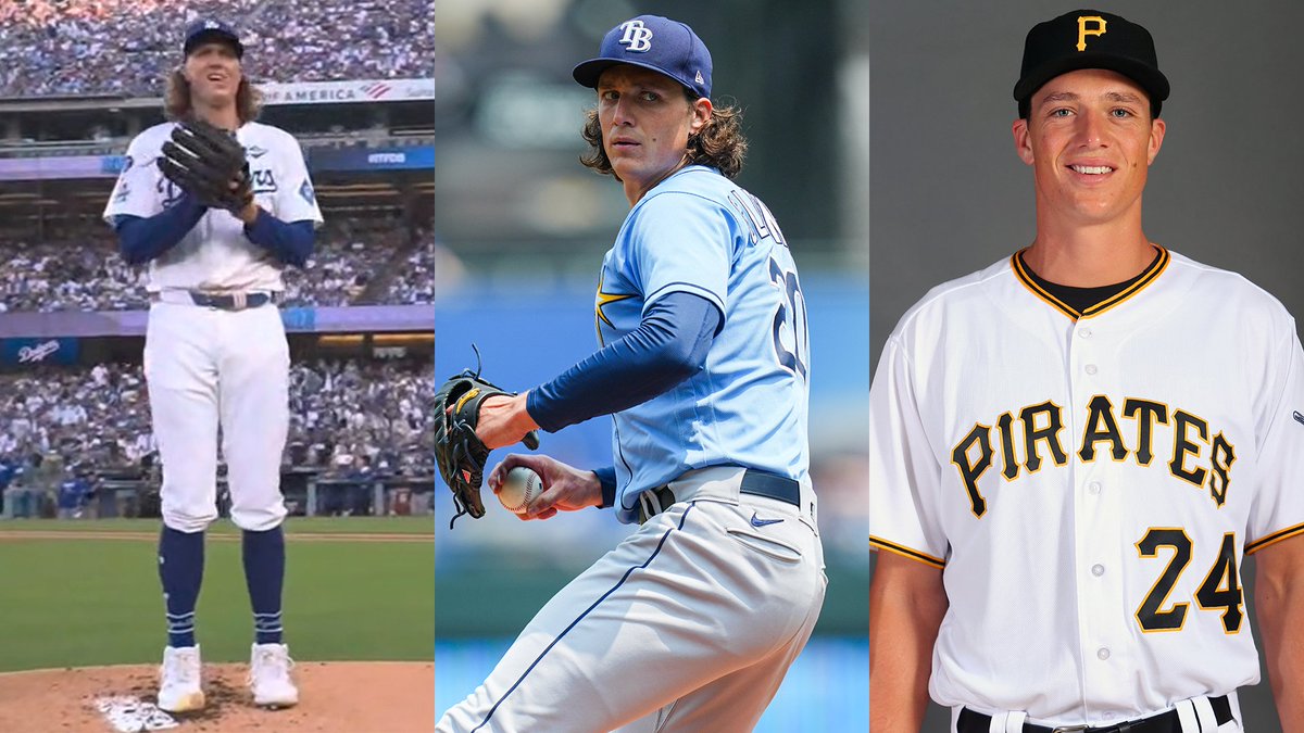 Tyler Glasnow 
Tyler Glasthen
Tyler Glaswaybackwhen