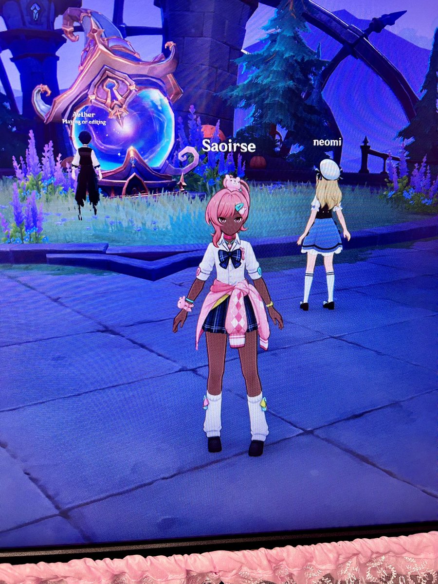 Back on Genshin for the first time really in months…. Wow so much is going in but I atleast I got my lil gyaru girl now