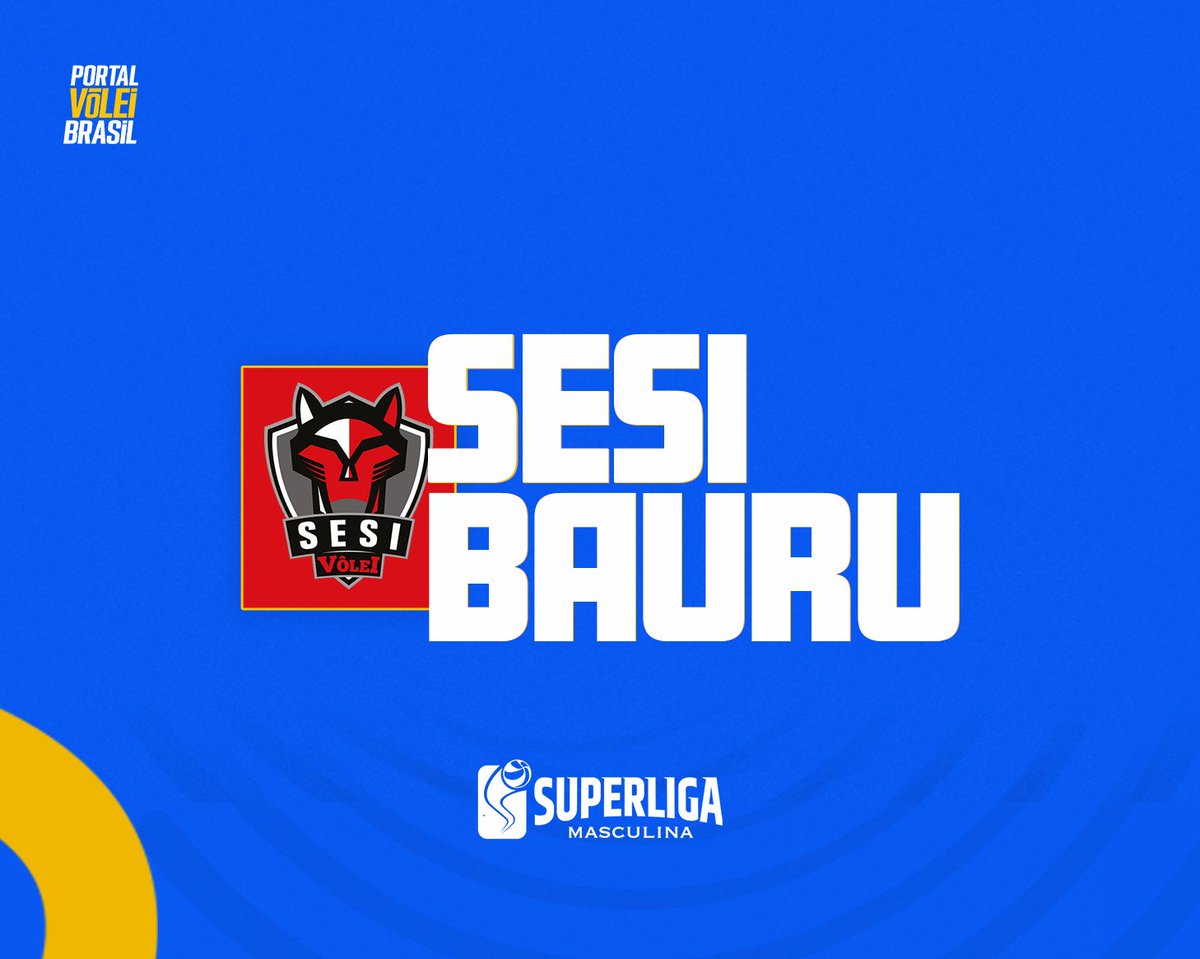 📋 Escalação | 🔴 Sesi Bauru #VoleiNoSporTV

➡️ Levantador: Mateus Bender
➡️ Oposto: Marcos José
➡️ Ponteiros: Pedro Marcon e Guiga E.
➡️ Centrais: Thiery N. e L. Barreto
➡️ Líbero: Douglas Pureza

➡️ Técnico: Anderson Rodrigues