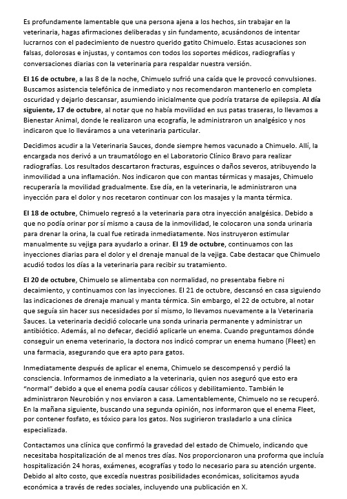 javiortg's tweet photo. @DefensoresAn @Cdla_Guayacanes @aquilesalvarez @taticoronelf @181Responde @Proanimal_gye @alcaldiagye @segura_ep Ante las difamaciones del señor @JorgeGrijalvaP1 emito un comunicado de lo que pasó, día a día, ésto lo hago para que otras personas no sufran la pérdida de su mascota, ellos forman parte de la familia, no son un simple animal. https://t.co/E7mTqAUVFn