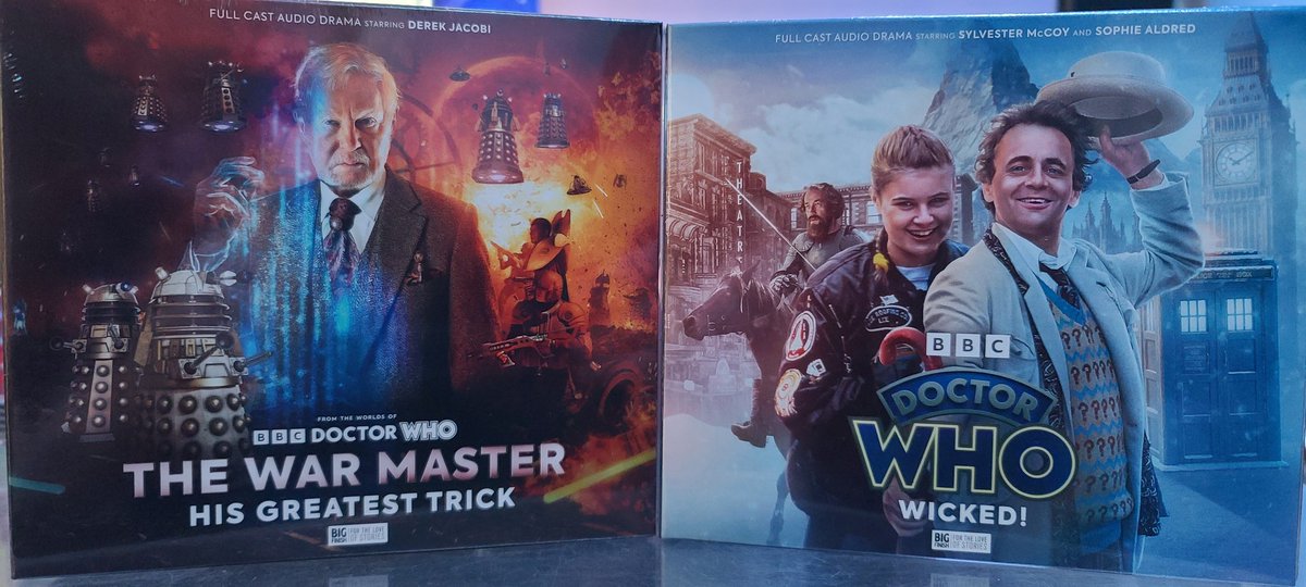 TheMetalWhovian's tweet image. Latest #PhysicalMedia arrivals from @bigfinish!

#TheWarMaster #7thDoctor #Ace
