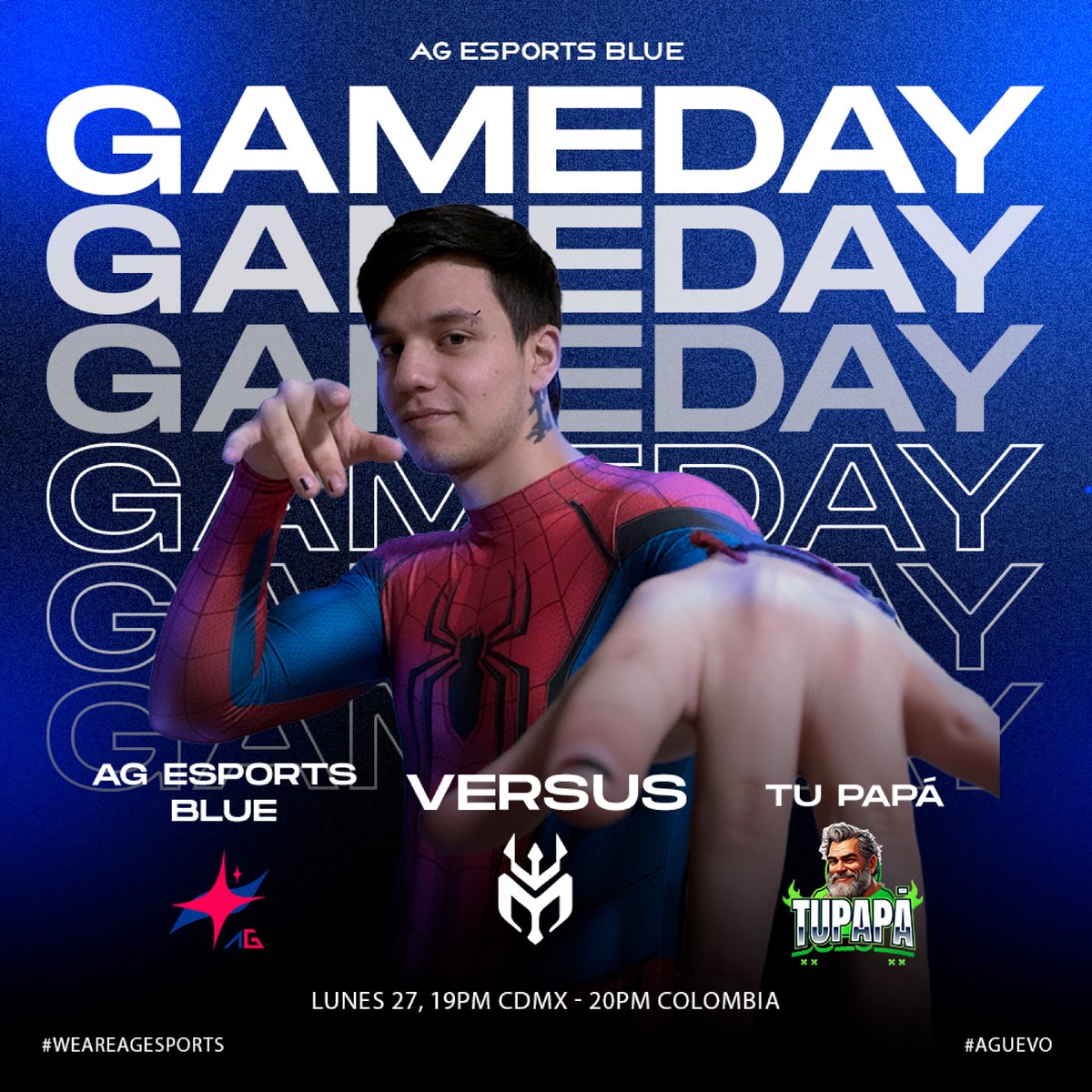 🕷️🎃 ¡MATCHDAY DE MIEDO! 🎃🕷️
Esta noche nos enfrentamos a tu papá 👀en la <a href="/MysticLatam/">Mystic League</a> en un BO3 que promete más sustos que dulces.

🕖 19:00 MX / 20:00 COL

Prepárate, porque hasta <a href="/RedRodri20/">Rodri</a> se puso el traje de Spider-man para este duelo. 📸🕸️
#Esports #MysticLeague