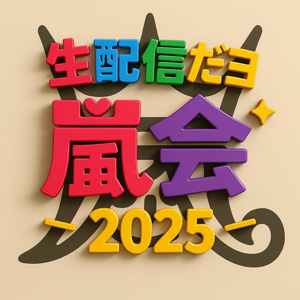 ARASHI_FC_2026's tweet image. â°ããš6æ¥ð
åµãã¡ããªãŒãæºåã¯ã§ããŸãããïŒ
ãçé
ä¿¡ã ãšåµäŒ 2025ãé嬿±ºå®ð
åµãã¡ã³ã¯ã©ãäŒå¡éå®(ç¡æ)ã§ã®ç¹å¥é
ä¿¡ð»
ð11æ3æ¥(æã»ç¥)17:00ïœ
ããã¥ãŒèšå¿µæ¥ã«ã5人ãšäžç·ã«éããç¹å¥ãªæéãâš
#åµ
#ARASHI
#çé
ä¿¡ã ãšåµäŒ2025