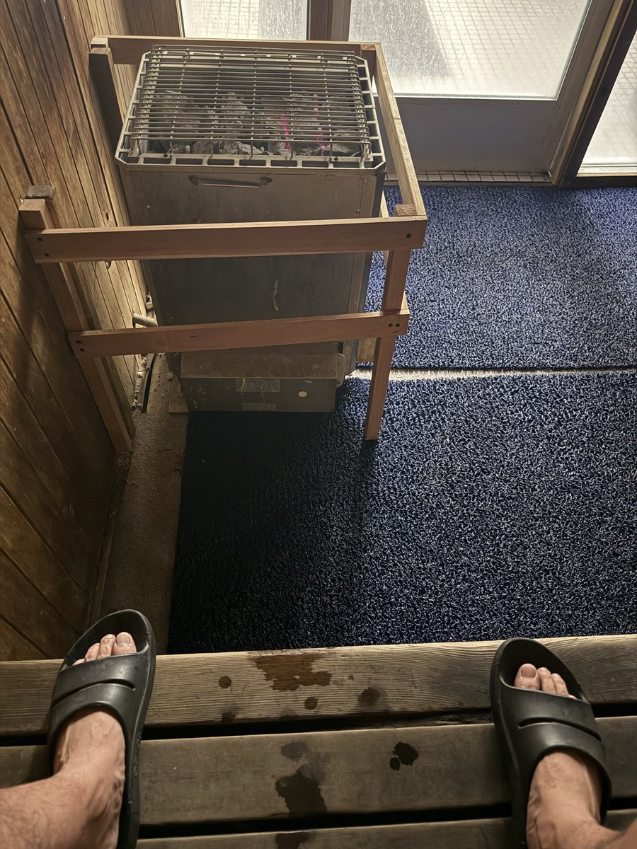 Time to hit the sauna — let’s sweat it out! 🥵