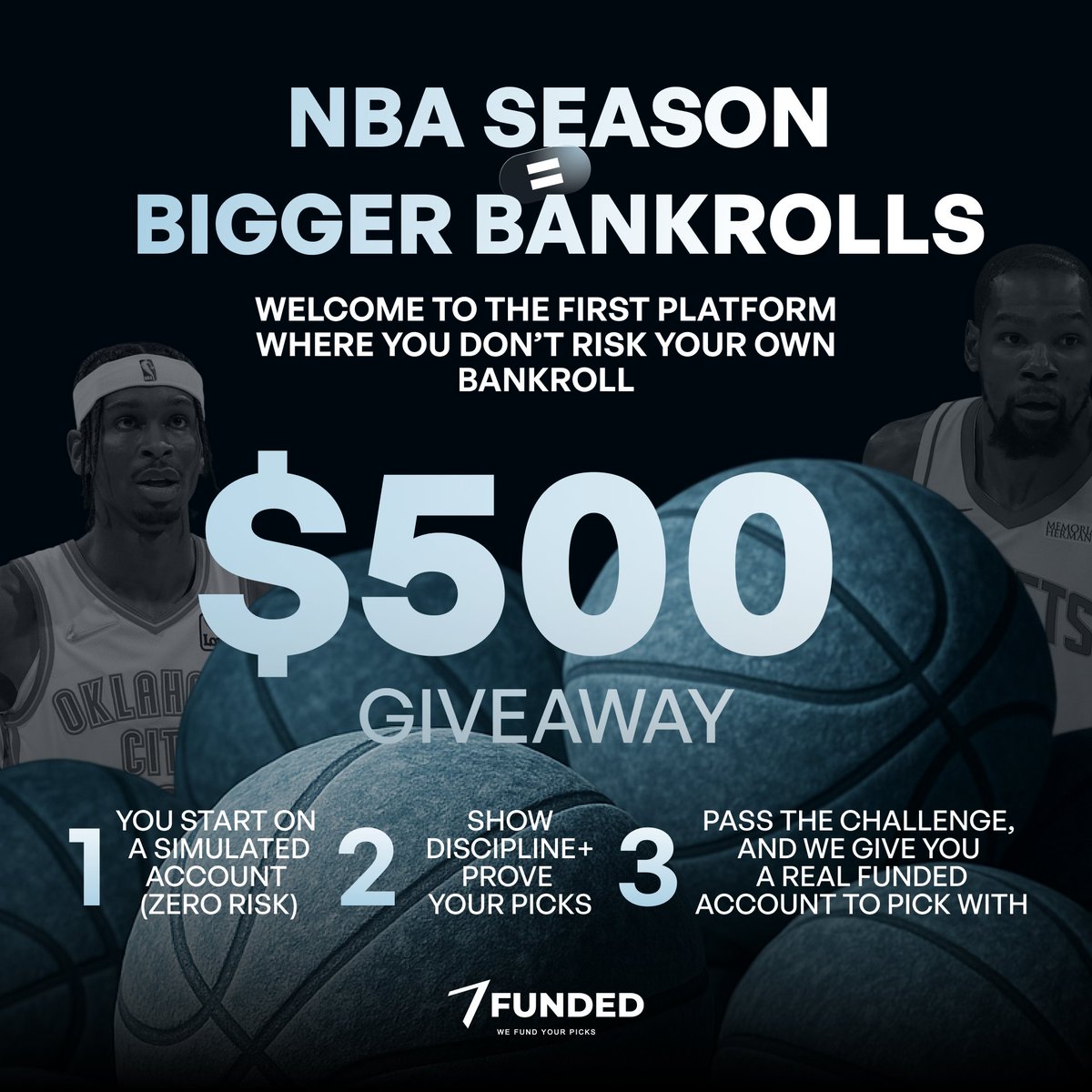 IcemanRugPull's tweet photo. To give you a taste of what it’s like to be funded, we’re  giving away $500 cash before launch to kick off the NBA season.    

RULES FOR ENTRY:  
Join Launch-list in quoted tweet  
Follow @IcemanFunded + RT this post! https://t.co/zqdTevX1un