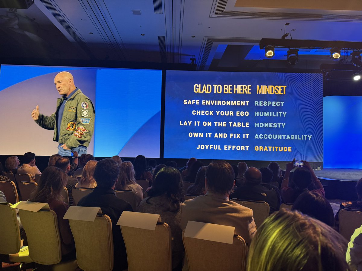 John Filey on the glad to be here mindset. #teamwork #pushthelimits