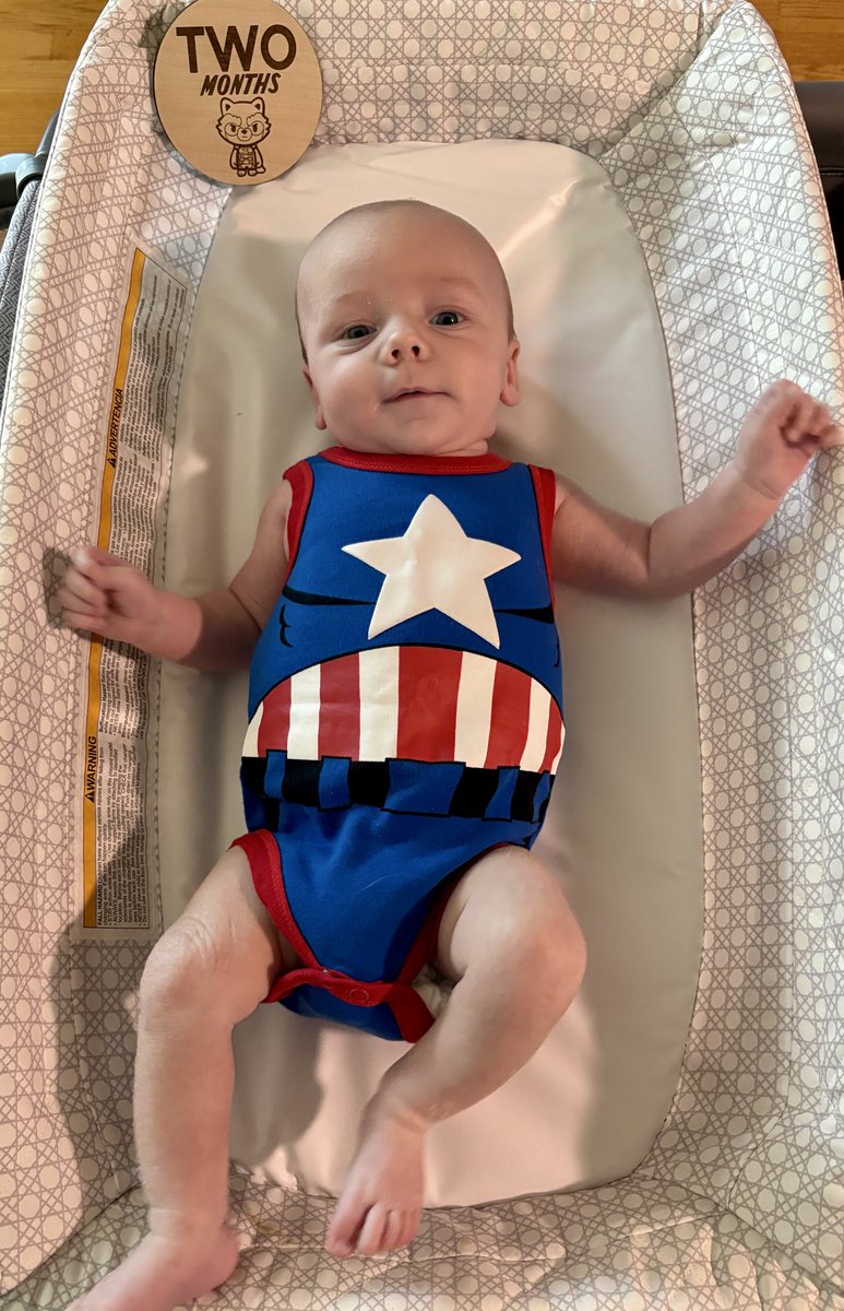 _MurderousMinds's tweet photo. 🦸‍♂️💥 TWO MONTHS OLD! 💥🦸‍♂️

Our tiny hero has officially hit the 2-month mark, and he’s already out here saving the world one adorable smile at a time. 🕷️💫

@phokin_viking https://t.co/lhPfe8JPox