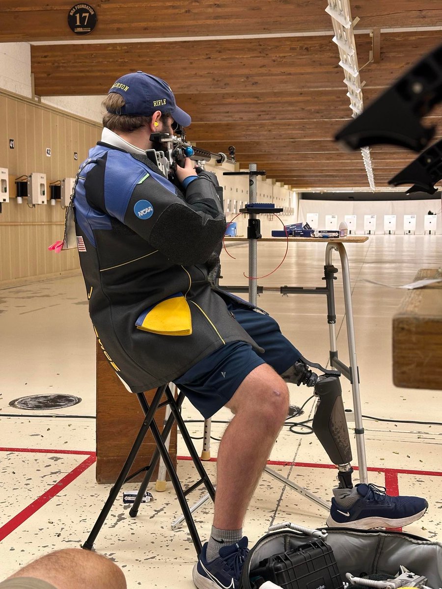 RacersRifle's tweet image. Good luck, Zach‼️

Murray State Rifle alumnus Zach Jackson is competing in the Al Ain World Cup from Oct. 28 to Nov. 4 in the UAE. In his first competitive para matches, Zach will compete in smallbore prone, smallbore three-position, air rifle standing, and air rifle prone.