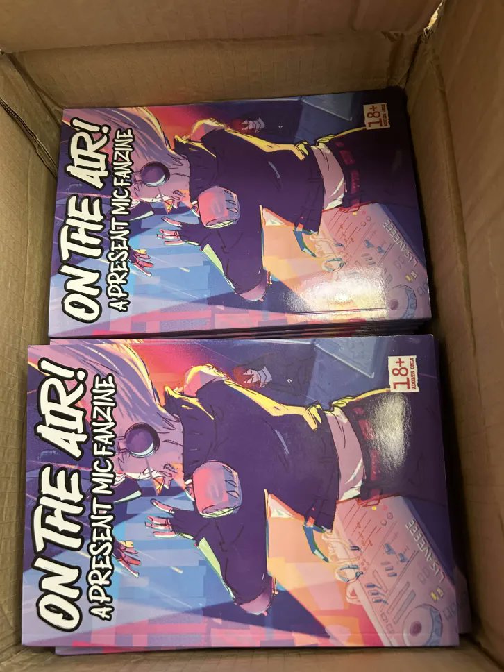 On The Air! A Present Mic Zine - Production tweet media