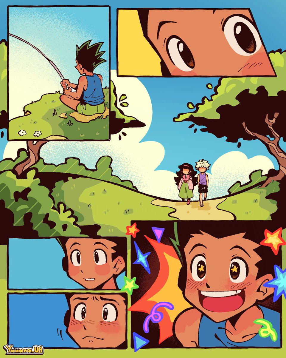 Yanana_UA's tweet photo. Reunion 🎣
#hxh https://t.co/OA6iR6qNNU