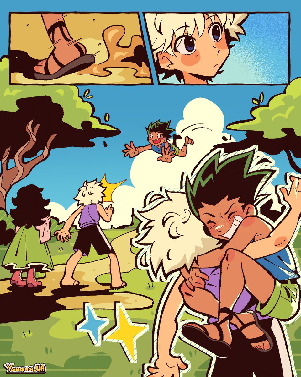 Yanana_UA's tweet photo. Reunion 🎣
#hxh https://t.co/OA6iR6qNNU