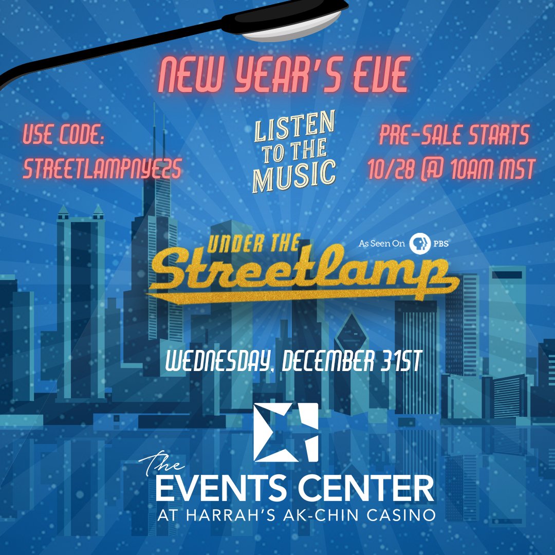 New Year's Eve Pre-sale starts tomorrow!

ticketmaster.com/event/19006357…