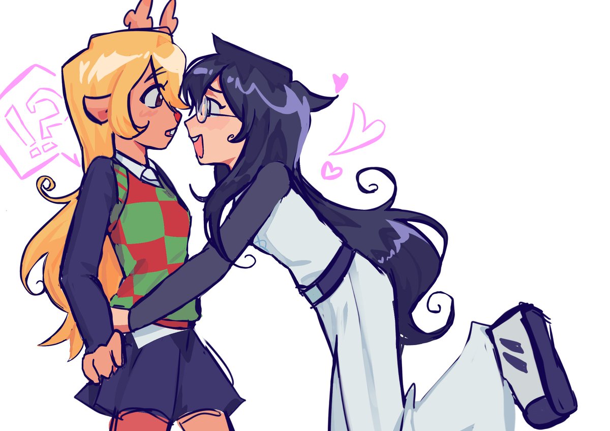 5tenson's tweet image. i forgot to post this #Homestuck #DELTARUNE #noelleholiday #jadeharley