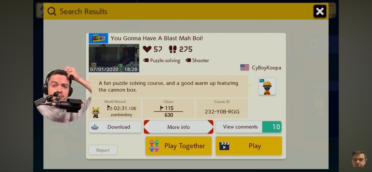 CyrussBell's tweet photo. @Rhymestyle thanks for playing my level! I was the first stage! And thank you @chchchhahaha_ for sharing the stage with Rhyme!

https://t.co/MMordDrLT6 https://t.co/KCKE3VJwfY