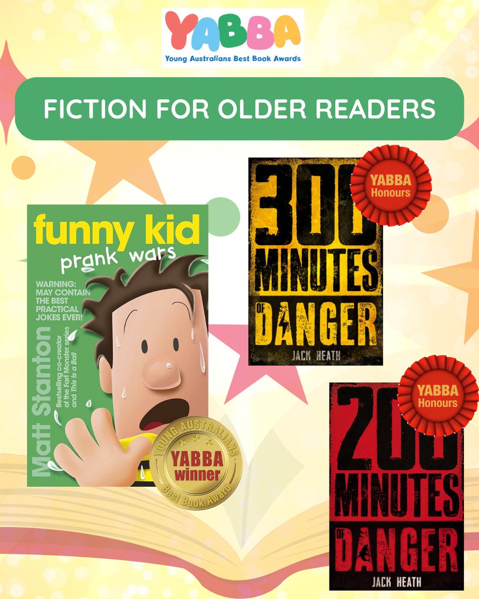 ⭐️Congratulations to the winning books in the 2025 YABBA Awards – Fiction for Older Readers! Congratulations to the authors, illustrators and publishers!