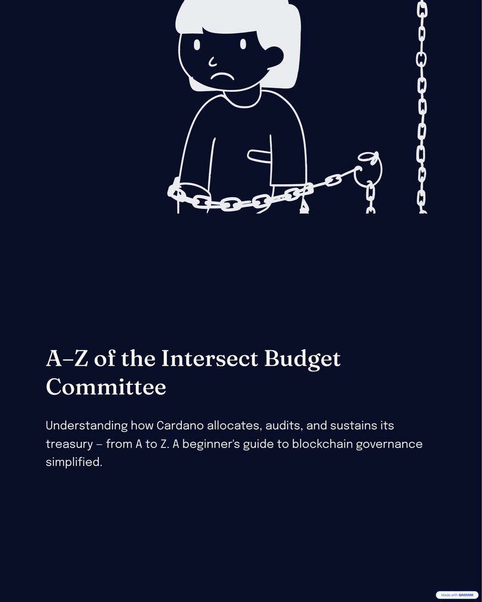 ChrisXTRADER's tweet image. Understanding how Cardano’s treasury and budgeting process work is key to building trust in decentralized governance.
This visual guide breaks down how Intersect’s Budget Committee ensures:
✅ Fiscal responsibility
✅ Transparent allocation
✅ Community-driven oversight