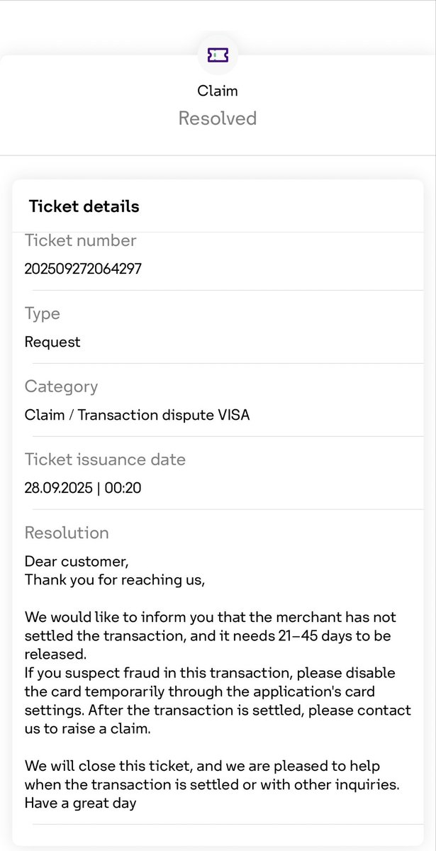 HLaikul's tweet image. It's been more than 30 days. I still haven't received my money back. Please tell me when it will be returned. At least make sure. Answer me!
@Visa @stcbank_ksa @SAMA_GOV 
#STCScamAlert #VisaScamAlert #Alert 🚨 #ReturnMyMone

#202509282066189
#202509272064297