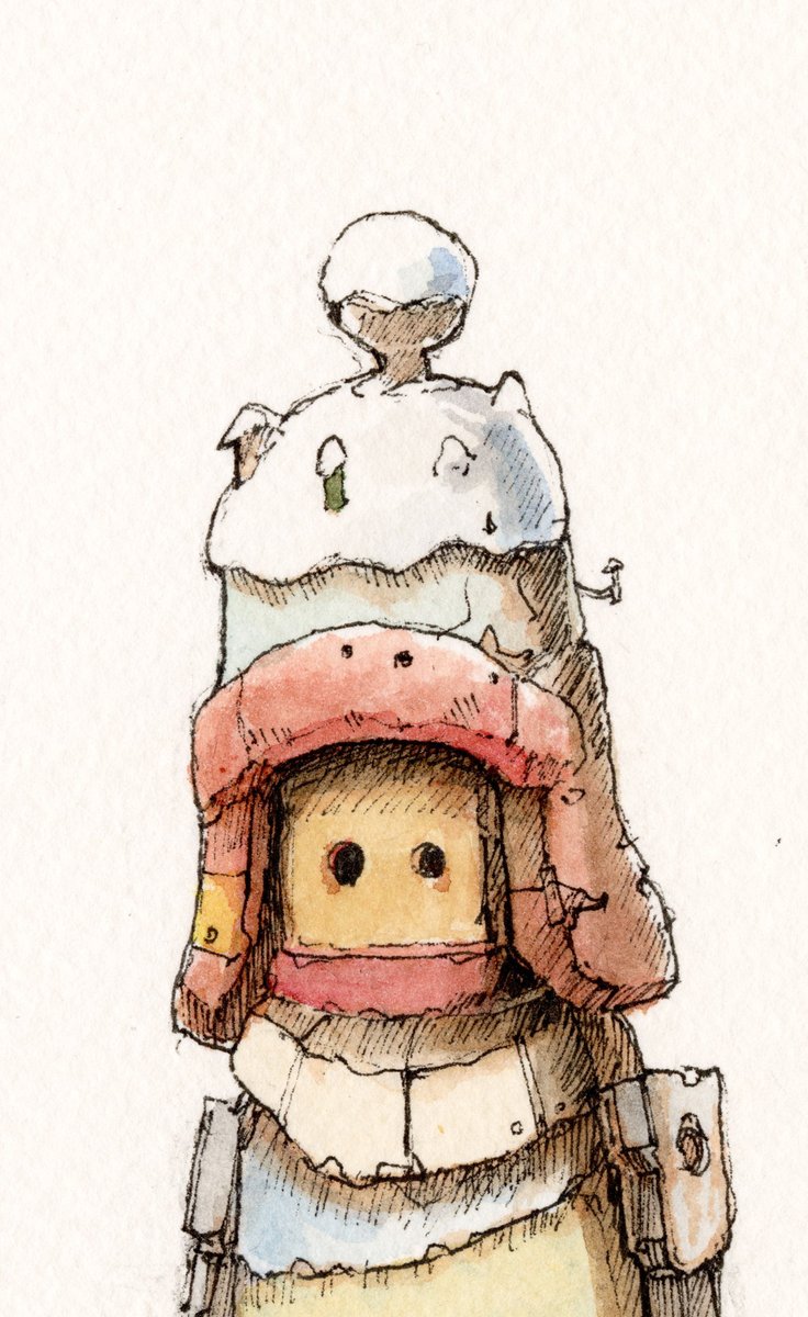 「ROBO face」|とんかちしょうねんのイラスト