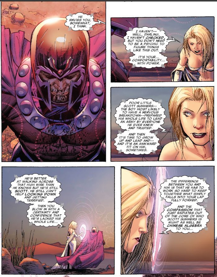 the two have a mutual understanding of each other's weakness