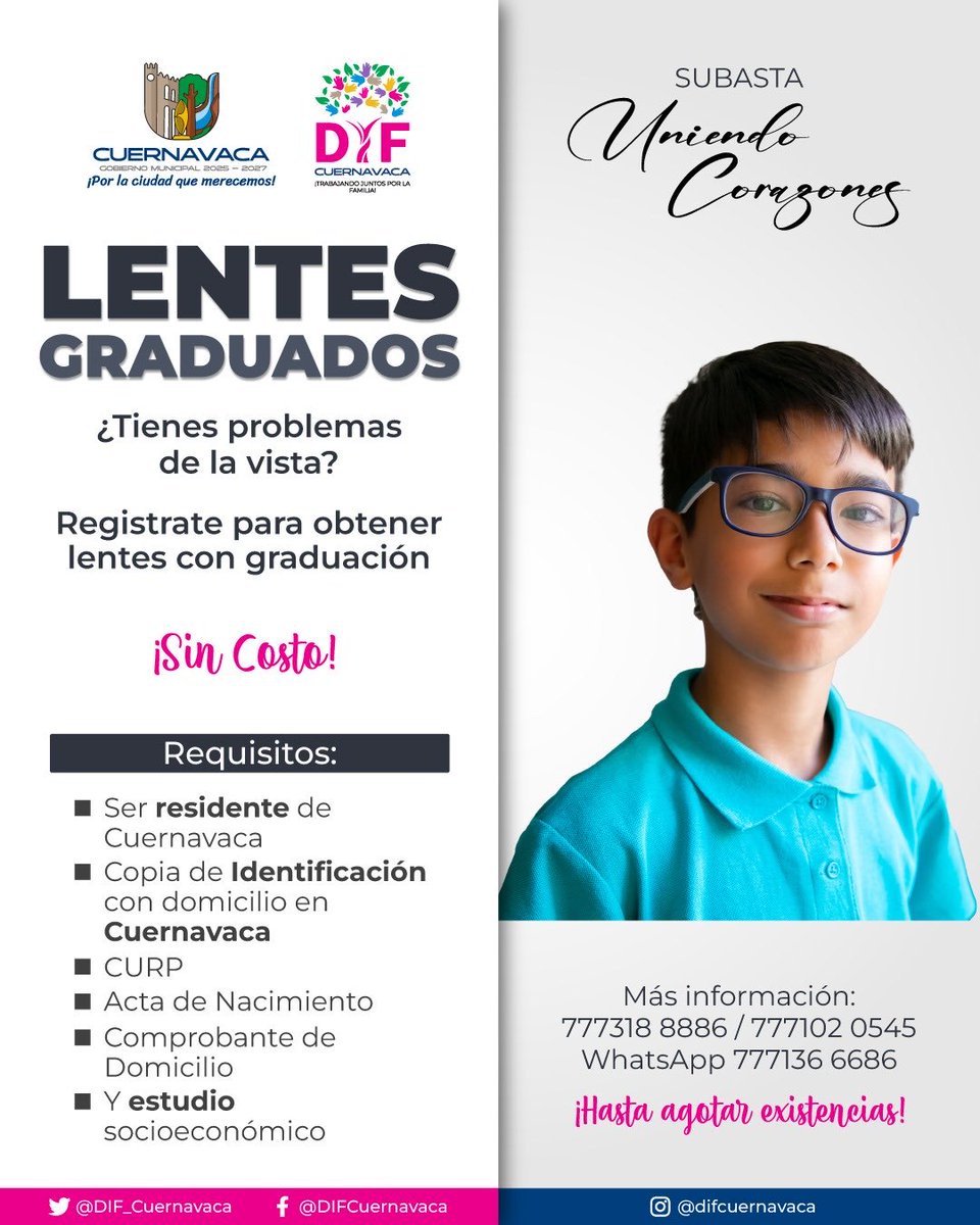 vida_politica's tweet image. !APROVECHA, EL #DIFCUERNAVACA TE APOYA!…

#SIGUENOSYCOMPARTE
#JoseLuisUriostegui
#luzmariazagalguzman