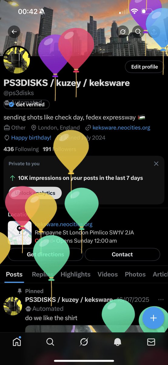 ps3disks's tweet image. baloons and shit