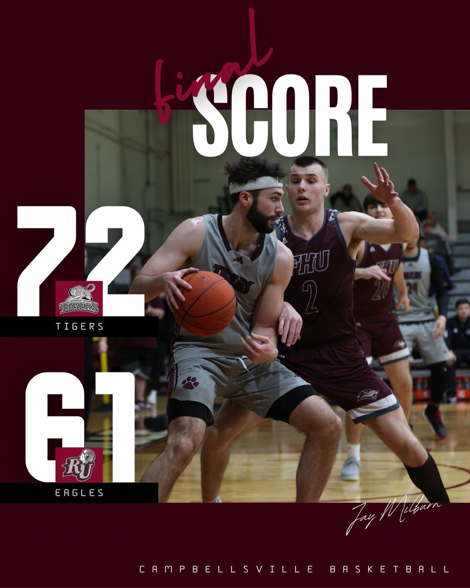 FINAL | The Tigers open the season with a victory, winning against the Eagles for the first time since 1984!

#️⃣ #TigerUp