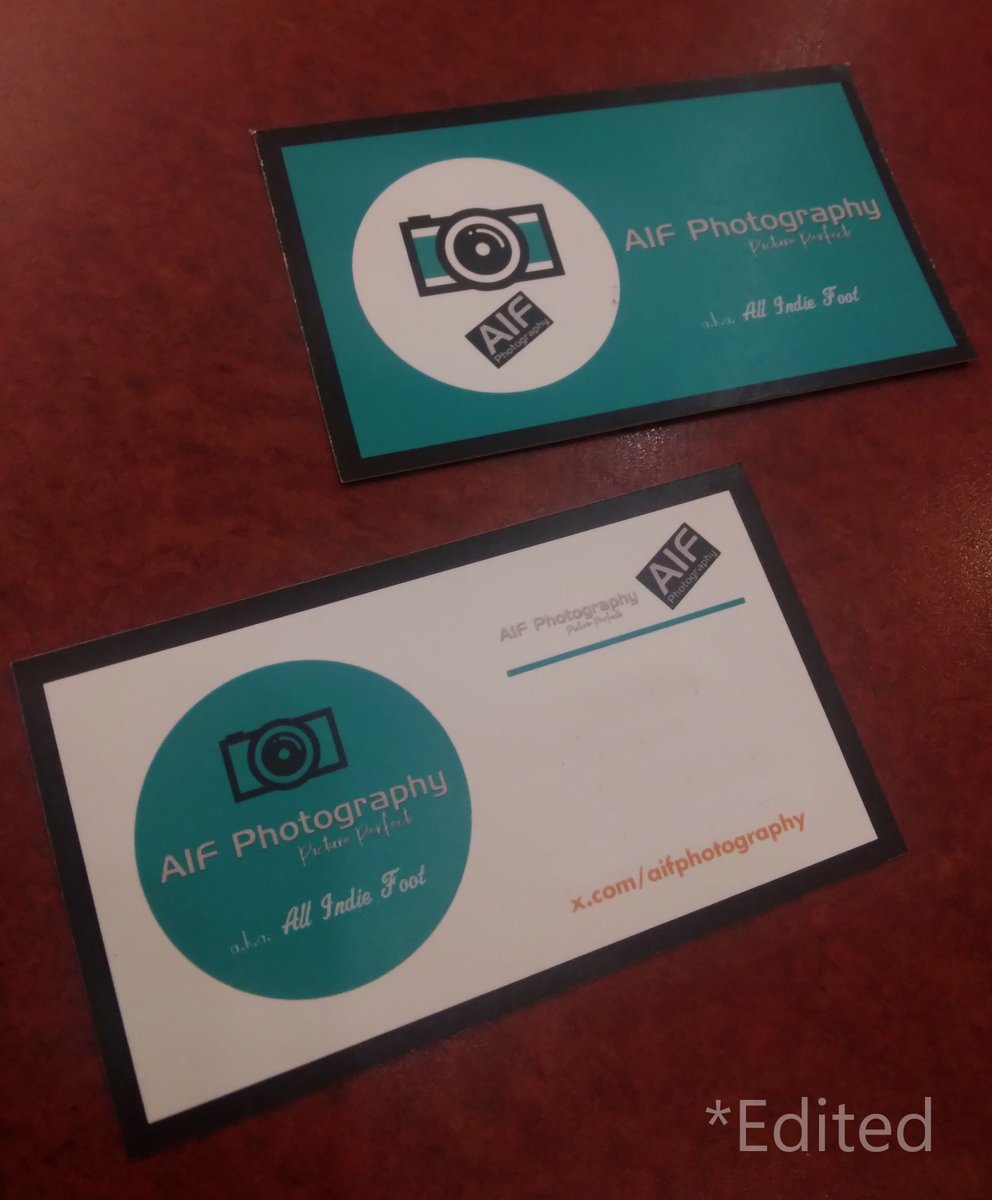 AifPhotography's tweet image. Well, well, well. I tried @StaplesStores for the very first time ever. It's a "meh" for me honestly. Customer service could be a hell of a lot better, too. 💡
But these are the new AIF Photography BUSINESS CARDS for now as of October 27, 2025.
#timetogotowork #MondayMotivation