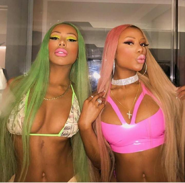 Diamond__Minaj's tweet image. The Clermont Twins w/ the Beez in the trap and VMAS costume.🎃

#BeezInTheTrap
#BeezInTheTrapChallenge
#NM6 3/27/26