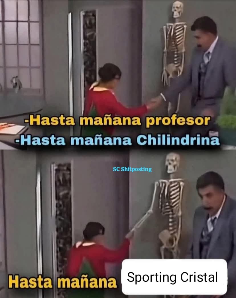 Sporting Cristal Shitposting tweet media