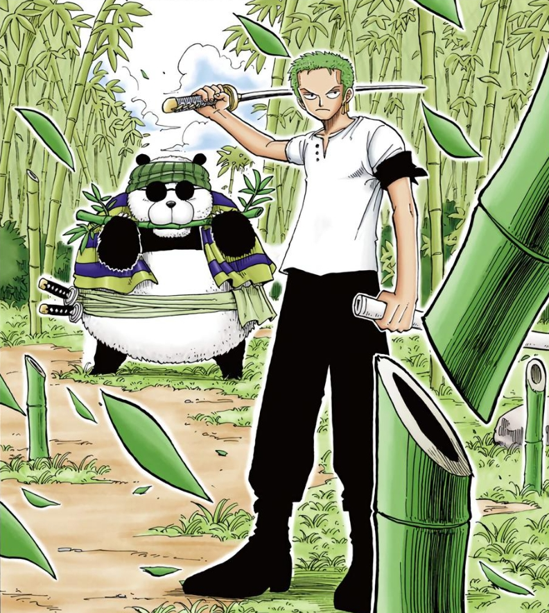 zoIuz's tweet image. my favorite zoro cover pages so far