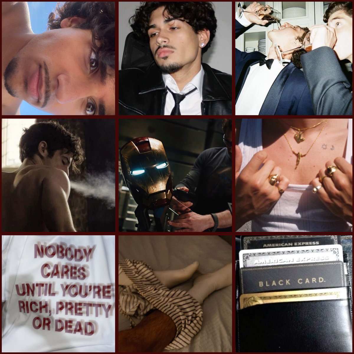 melanin_monroe8's tweet image. These are so fun to make wtf(These are for my AU Tony is Mexican and Steve is just white😋. Tony’s both a model and owns stark tech, Steve works for shield as cap but is also a painter)