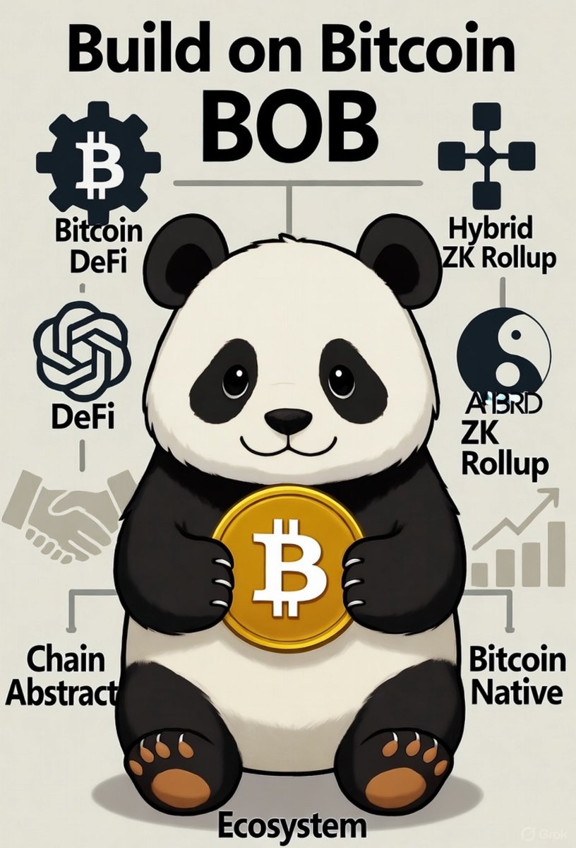 DOVAvnc's tweet photo. ### Khám Phá BOB (#build_on_bob): Cổng Vào Bitcoin DeFi 🚀

BOB, viết tắt của Build on Bitcoin, là một Hybrid ZK Rollup kết hợp sức mạnh bảo mật của Bitcoin 🟠 với tính linh hoạt của Ethereum 💎. Với hơn 285k người theo dõi trên X, BOB được hậu thuẫn bởi các quỹ lớn như CB Ventures, Castle Island VC và Ledger. Dự án hướng tới việc mở khóa DeFi cho Bitcoin, biến BTC thành tài sản sinh lời thực thụ. 🤝

#### Roadmap: Hành Trình Xây Dựng Tương Lai 🔍
BOB đang triển khai theo giai đoạn rõ ràng. Phase 1 hoàn thành vào tháng 5/2024: Xây dựng L2 trên OP Stack, đạt 290M TVL, 476k người dùng và 10M giao dịch. Phase 2 tập trung tích hợp Bitcoin finality với Babylon, ra mắt BitVM bridge testnet – cầu nối trust-minimized cho BTC native. 🌉 Cập nhật gần đây: Nâng cấp BitVM với hiệu quả vốn cao hơn, hệ thống fraud proof sống, và mã nguồn mở. Hybrid ZK rollup đầu tiên ra mắt nhờ hợp tác RiscZero, Boundless & Conduit, mang tốc độ ZK với chi phí thấp. Mainnet BitVM dự kiến Q4/2025, mở rộng yield products đa chuỗi như HybridBTC.pendle. Tương lai: Multi-ZK-Rollup, mở rộng LST như LBTC (1.6B TVL). 📈

#### Đối Tác: Mạng Lưới Mạnh Mẽ 💼
BOB đã hợp tác với hơn 110 đối tác hàng đầu. Infrastructure: Chainlink (Scale program, CCIP cho cross-chain), LayerZero (OFT cho BTC-wBTC swap 1-click qua 11 chain)

BOB không chỉ là L2, mà là cầu nối DeFi thực thụ cho Bitcoin. Với cộng đồng mạnh mẽ và roadmap vững chắc, BOB đang dẫn dắt làn sóng BTCFi. Theo dõi @build_on_bob để cập nhật! 🌟 
#BOB

😎😎😎