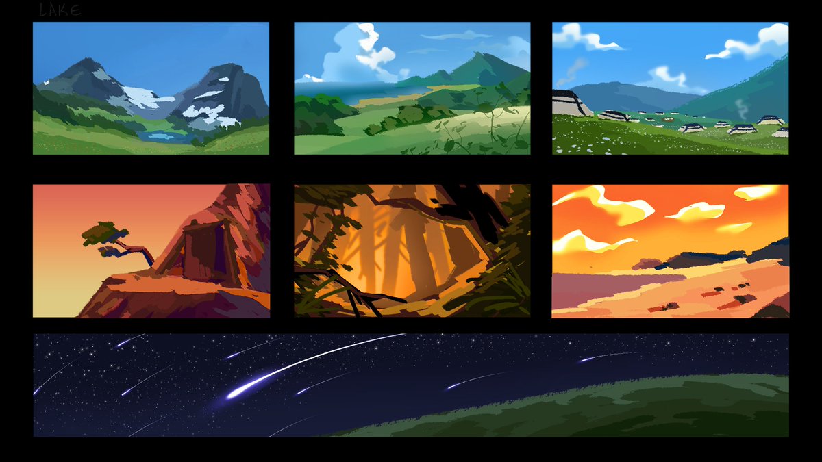 I kinda love and don't like vis dev. Like I love sitting down and expanding my world but it's also a bit tedious for me lmao. Probably cause I'll spend more time looking for references than drawing. Here's some for Asteriskos.