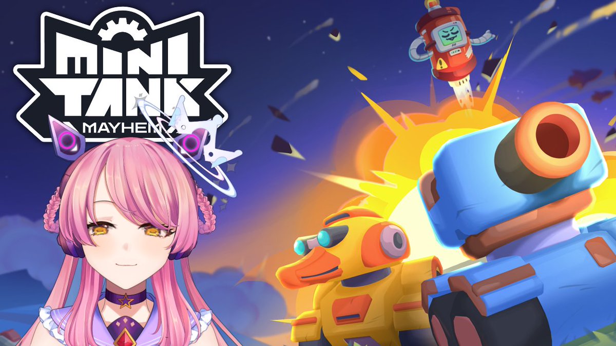 NirmalaYumeria's tweet image. youtube.com/live/teRo2lrff…

NYAHAHAHA I DEMAND CHAOS!【#Yumeria_Live | Project Yoru】

Mini Tank Mayhem demo stream! I think this is going to be very chaotic?! Today, 19:00 WIB!