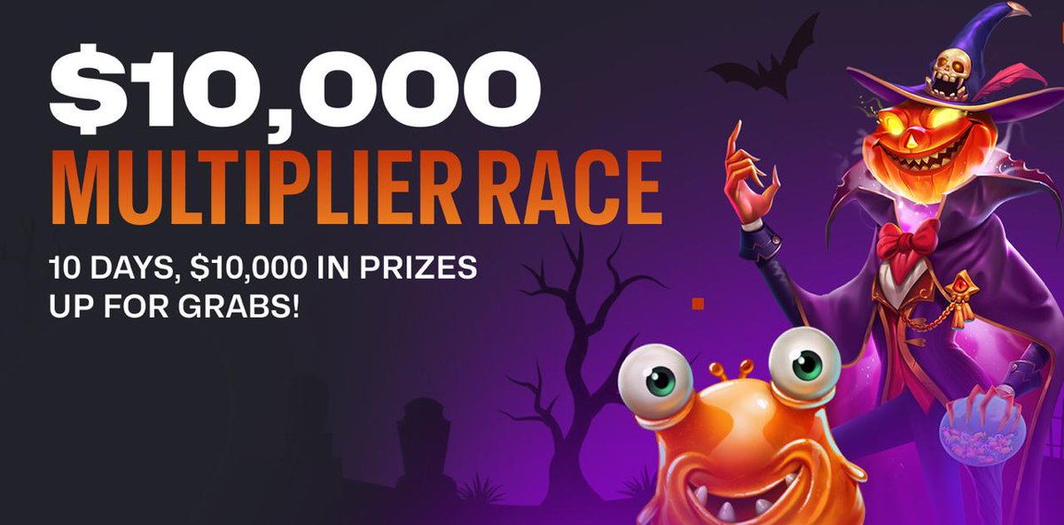 Only 3 days left in the $10,000 Multiplier Race! 🎃⏰

Don’t miss your chance to win big before time runs out!!!