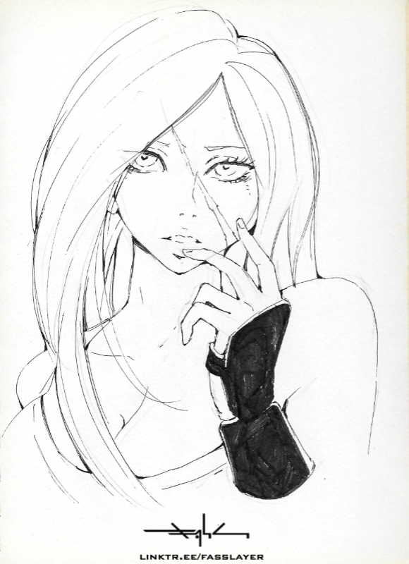 FASSLAYER's tweet image. Traditional line art of a beautiful female fighter. Illustration part of my fighter girls artbook. Visit for more details:

patreon.com/fasslayer/shop…

#femalefighter #scargirl #scarfighter #lineart #ocart