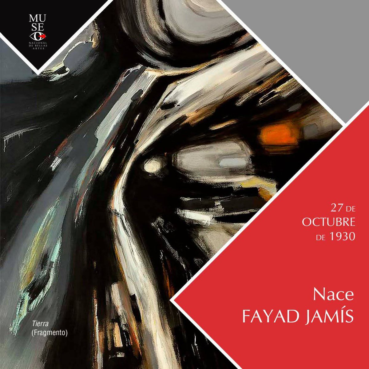 95 ANIVERSARIO DEL NATALICIO DE FAJAD JAMÍS.

Fayad Jamís (Ojocaliente, Zacatecas, México, 27 de octubre 1930 ~ La Habana, 12 de noviembre 1988.). Poeta, pintor, diseñador, diplomático, periodista y traductor mexicano-cubano.

#CubaEsCultura