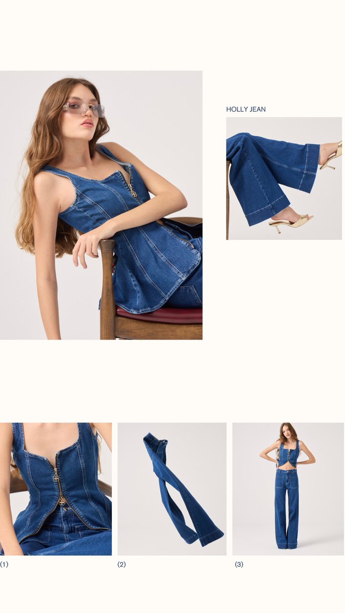 Denim days hit different with Holly Jean 👖
