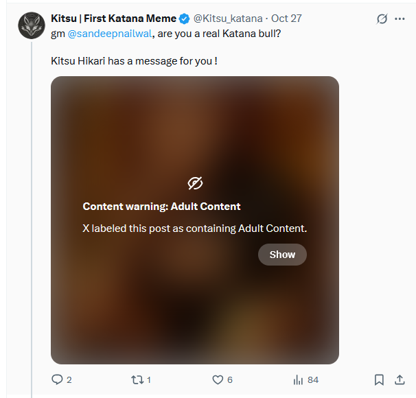 MB | Katana Alpha ⚔️ tweet media
