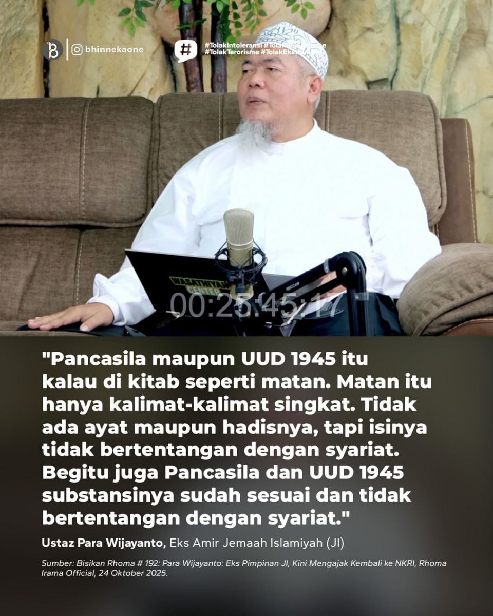 "80 persen masalah yang kami timbulkan adalah karena mudahnya kami saat itu mengkafirkan orang, sehingga terjerumus pada paham terorisme dan radikalisme". 

Ustadz Para Wijayanto, mantan Amir Jamaah Islamiyah