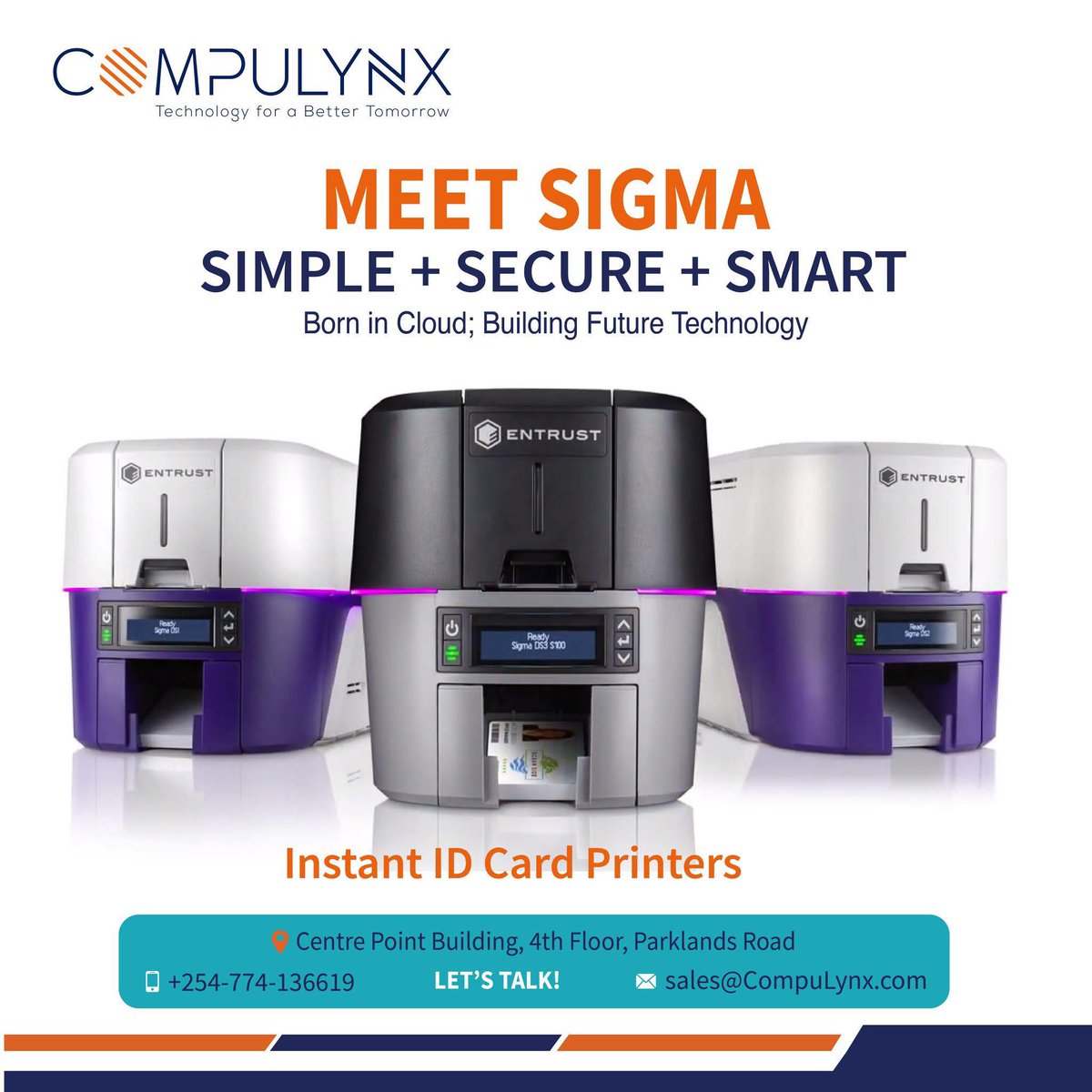 CompulynxLtd's tweet image. Built for the Future, Born in the Cloud. Sigma is the world&apos;s most advanced ID Issuance solution for ID Cards, Smart Cards &amp;amp; RFID Card Printing. Available at CompuLynx, Authorized Entrust partner and service center.
Learn More: bit.ly/3aT750B
#secure #cloudtechnology