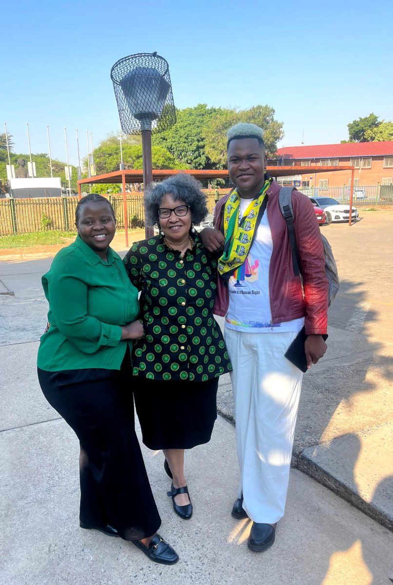 After the sexuality Sensetisation Workshop we had with Lotus Secondary school Educators , i had to Rush to A Women's League Program ,commemorating Staluarts 🖤💚💛 with ANC NEC Member Cde <a href="/FebePotgieter/">Fébé Potgieter 🇿🇦</a>