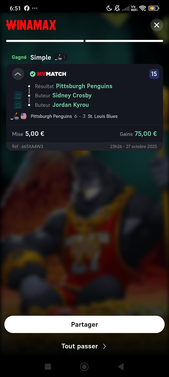 Cednco_Reggae's tweet photo. @APMBetting Merci @APMBetting , en me basant sur tes pronos 🔥🔥🔥 https://t.co/vDvPERujID