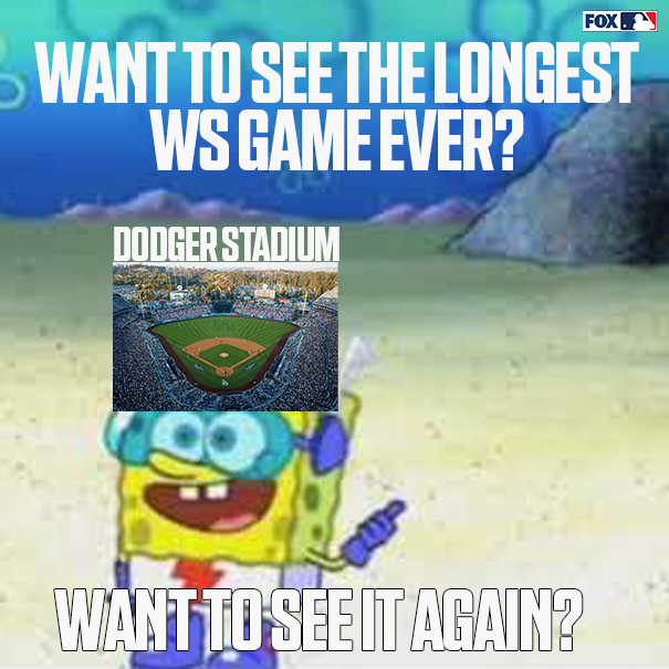 Something about the World Series at Dodger Stadium