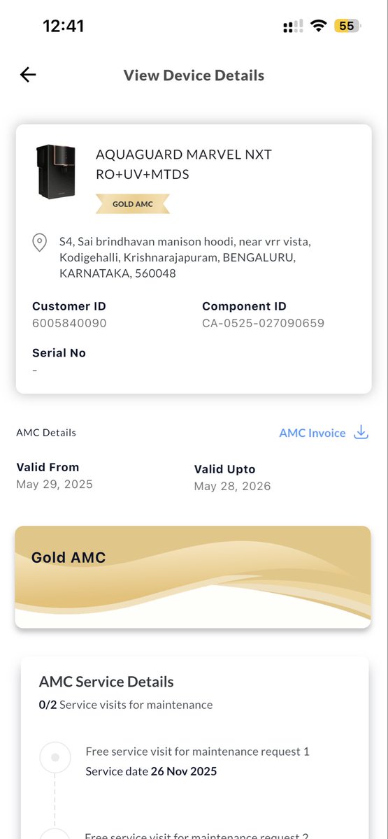 SunderJithin's tweet photo. 10+ days, 2 service requests, 2 technicians, 0 resolution.

My @EurekaForbes #Aquaguard under Gold AMC still leaking — techs either don’t show up or cut the call.

Is this what “priority service” means?

#CustomerServiceFail #EurekaForbes #ConsumerRights #Aquaguard #AMC
@consaff https://t.co/qTrCuZyeQ6